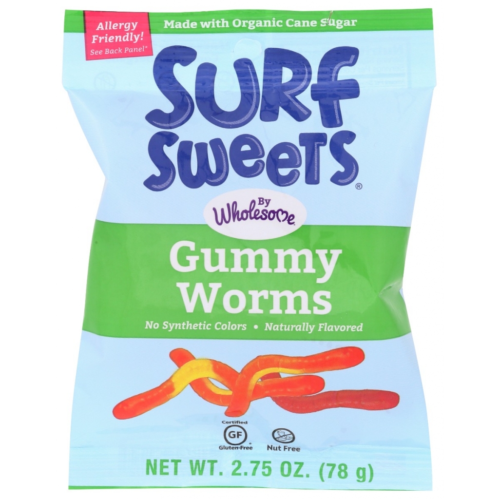 Organic Gummy Worms, 2.75 oz