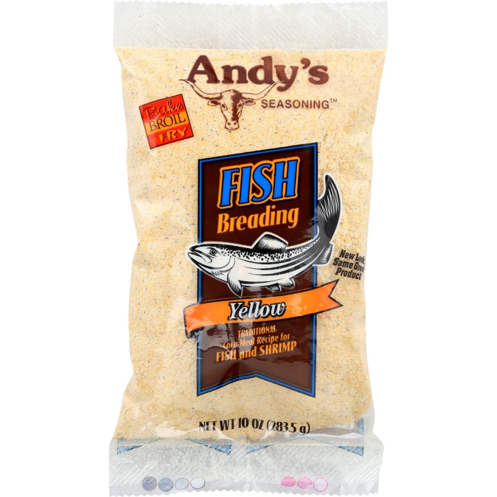 Andy's Yellow Fish Breading - Flavorful Coating