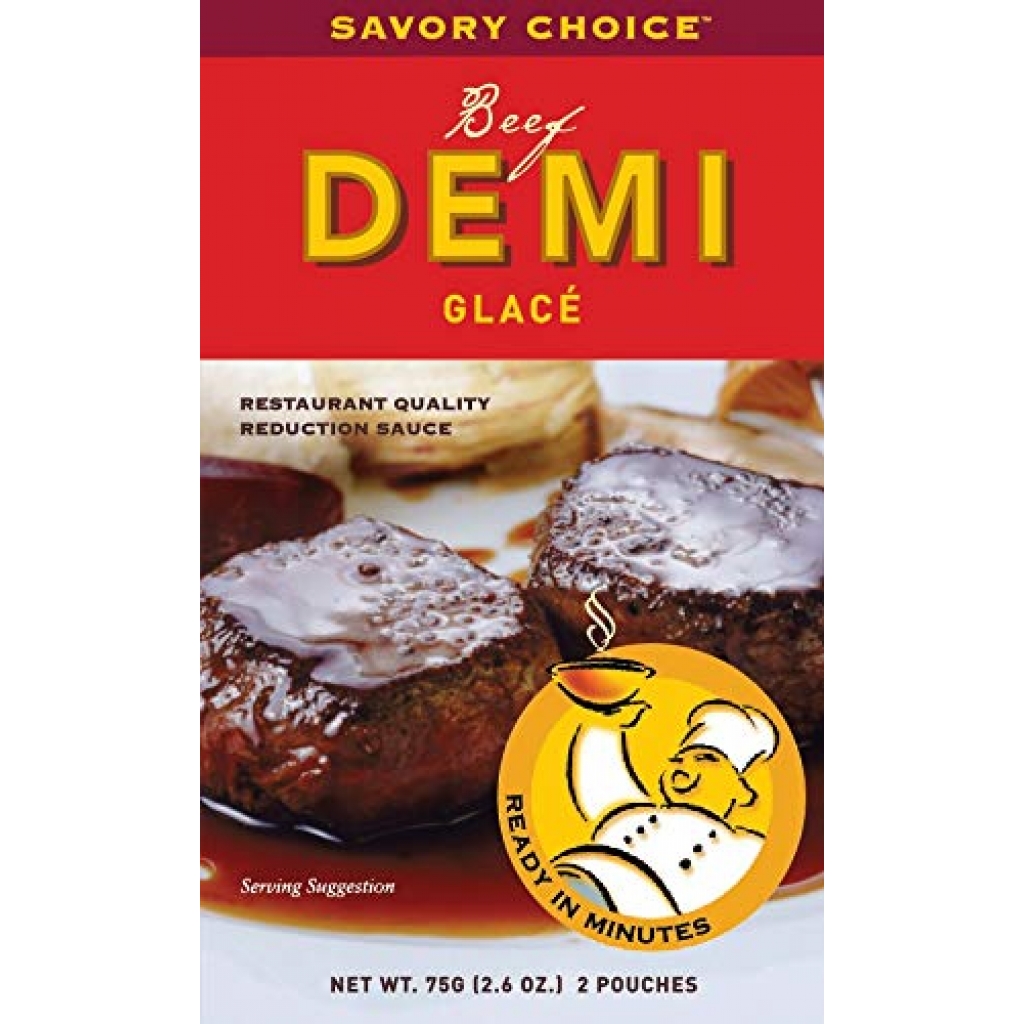 Gourmet Beef Demi Glace for Restaurant-Quality Sauces, 2.6 oz