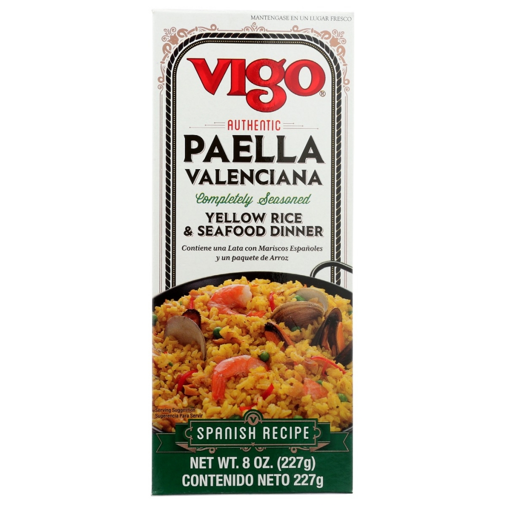 Paella Valenciana Yellow Rice & Seafood Dinner, 8 oz