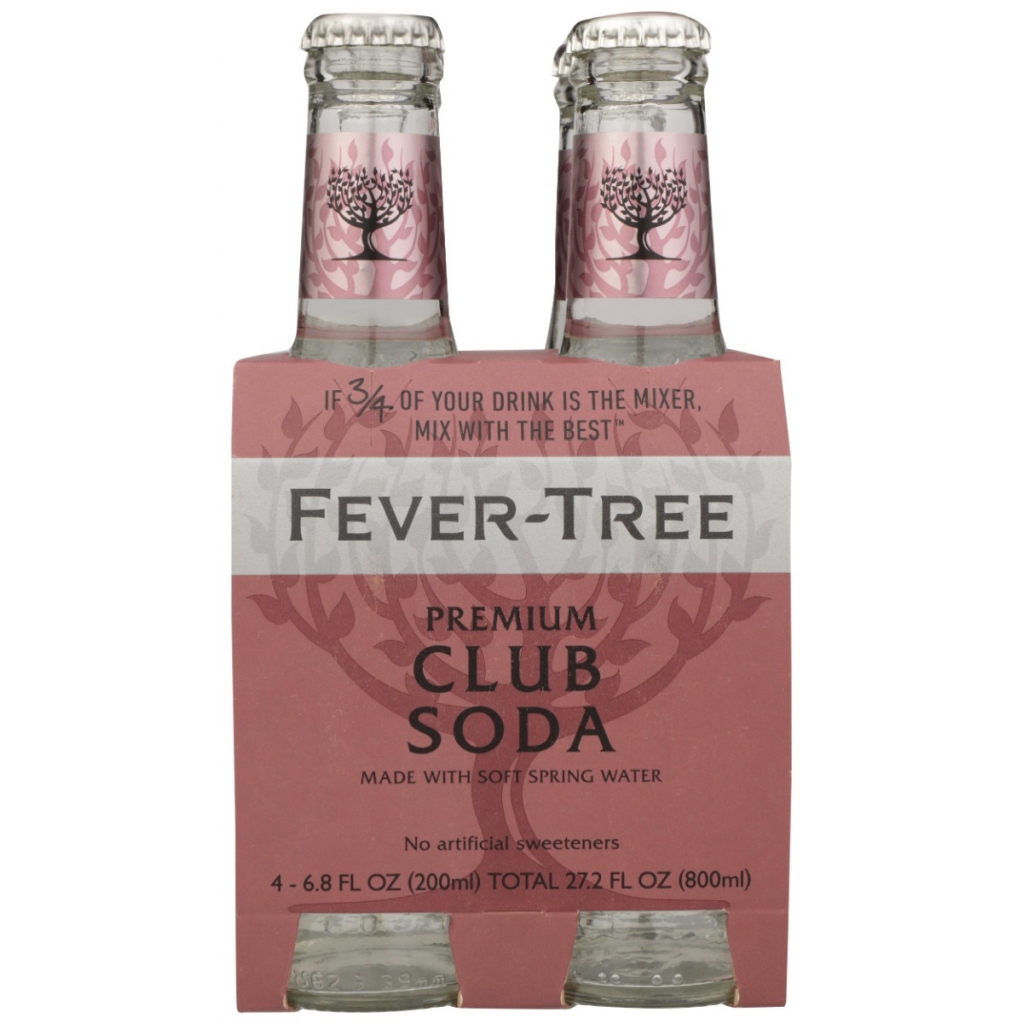 Premium Club Soda 4 Pack, 27.2 fl oz