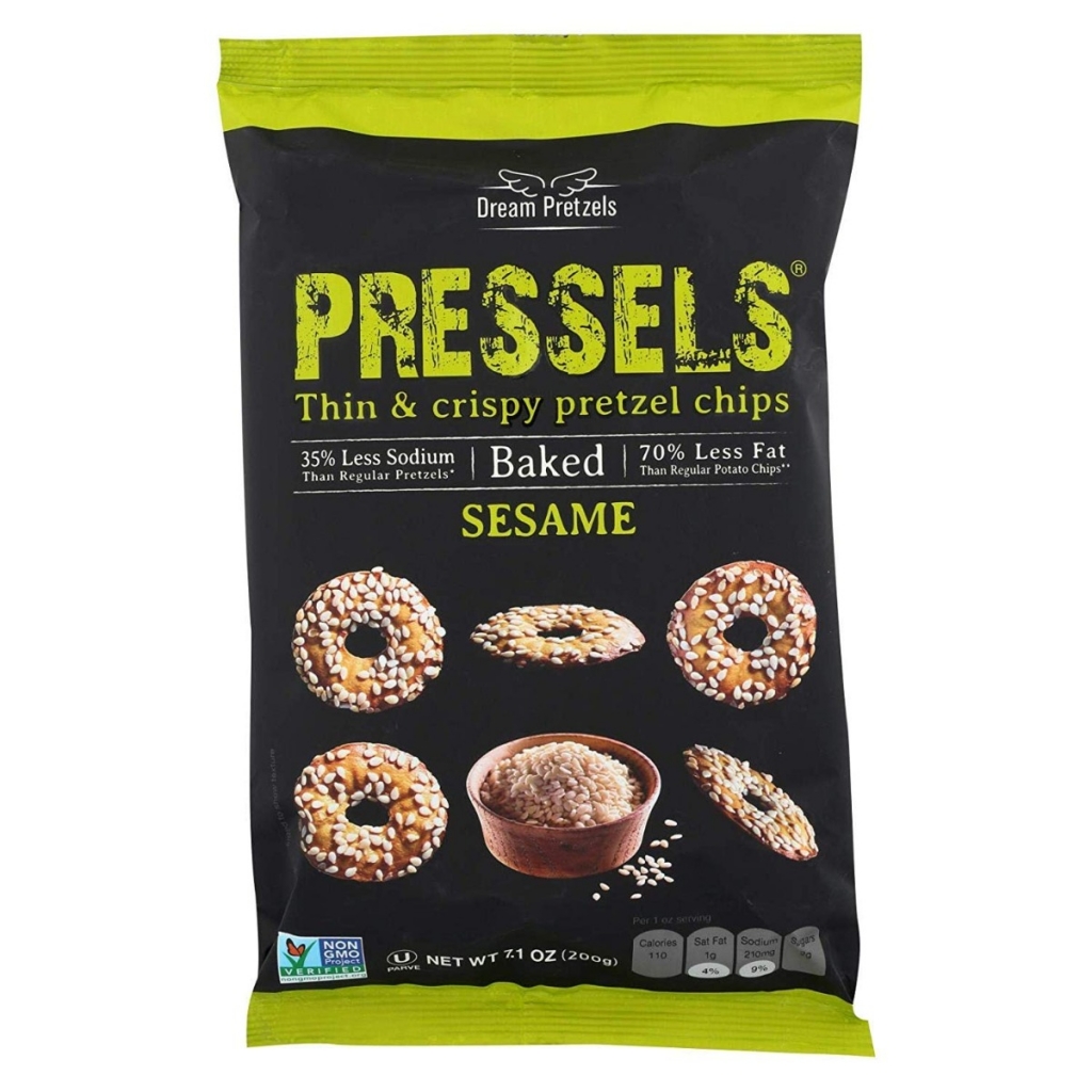 Baked Sesame Pretzel Chips, 7.1 oz