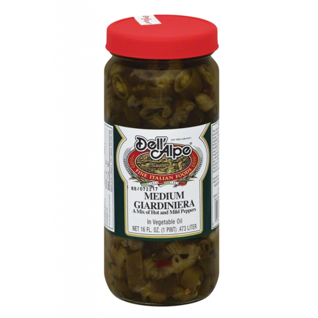 Medium Giardiniera — Hot & Mild Pepper Mix