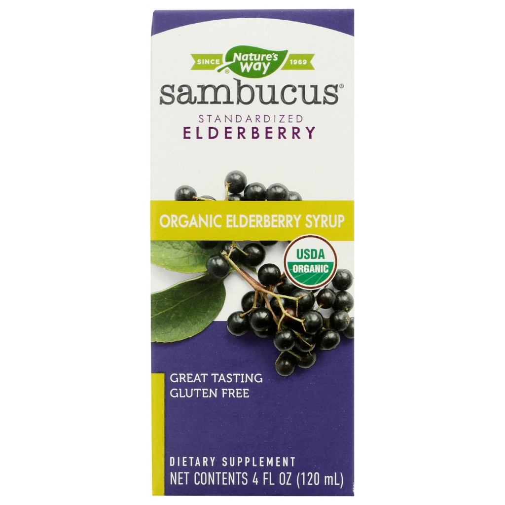 Organic Sambucus Original Elderberry Syrup – 4 fl oz