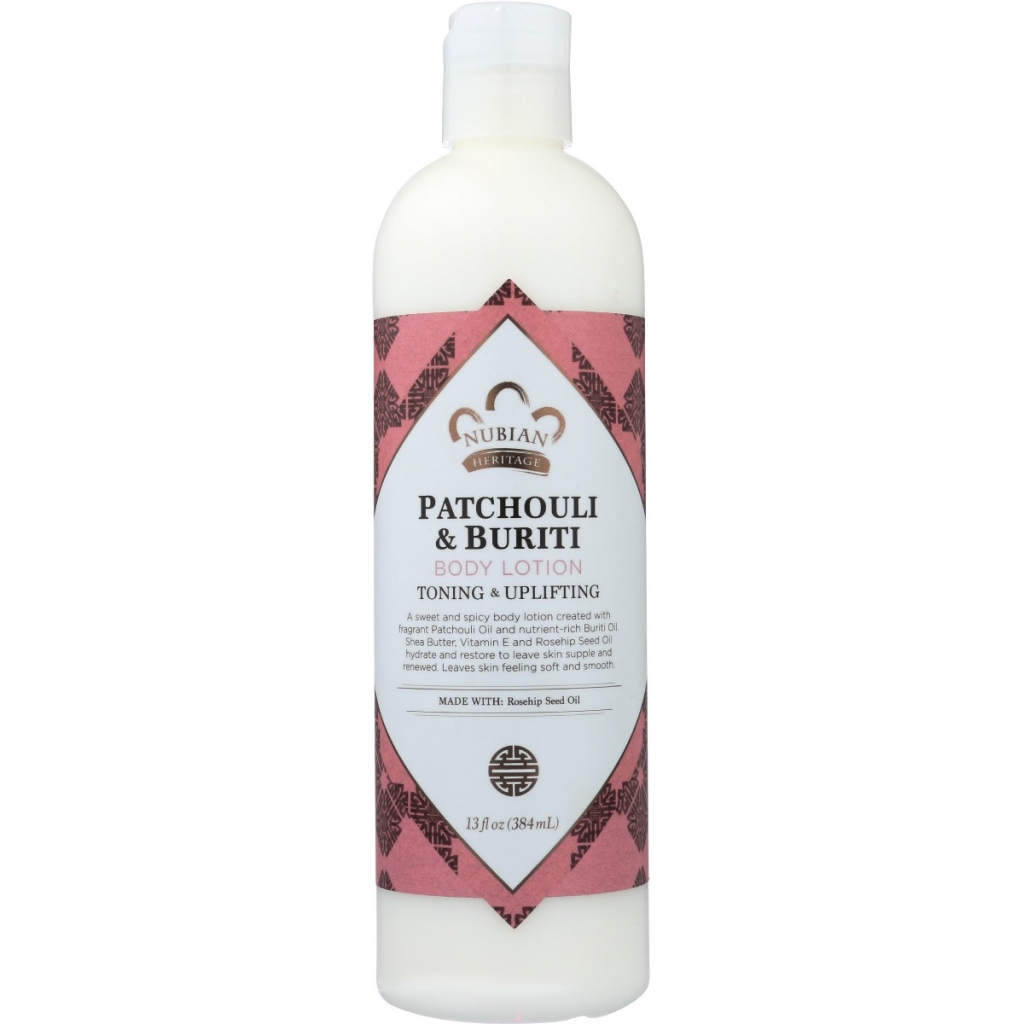 Luxurious Body Lotion with Patchouli and Buriti Oil