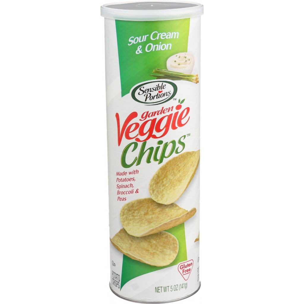 Garden Veggie Chips with Sour Cream and Onion, 5 oz