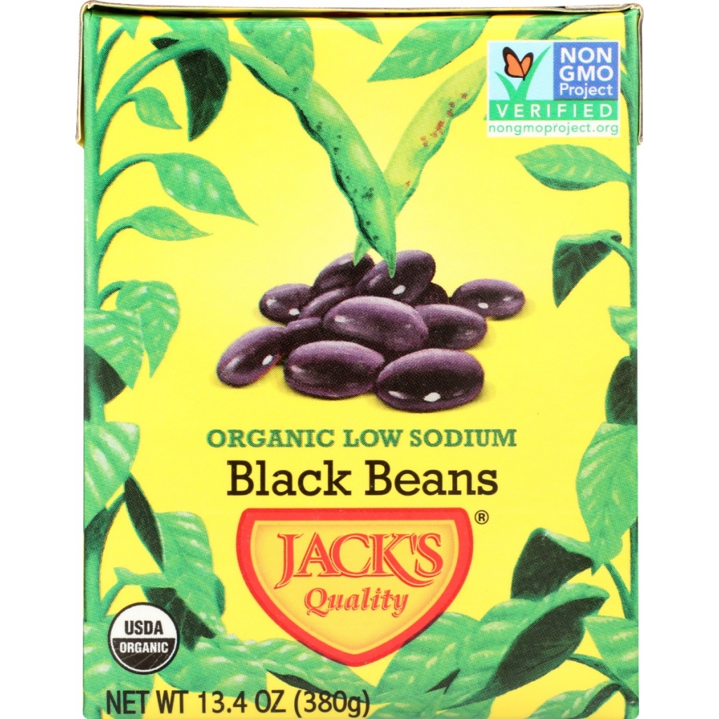 Organic Low Sodium Black Beans - 13.4 oz