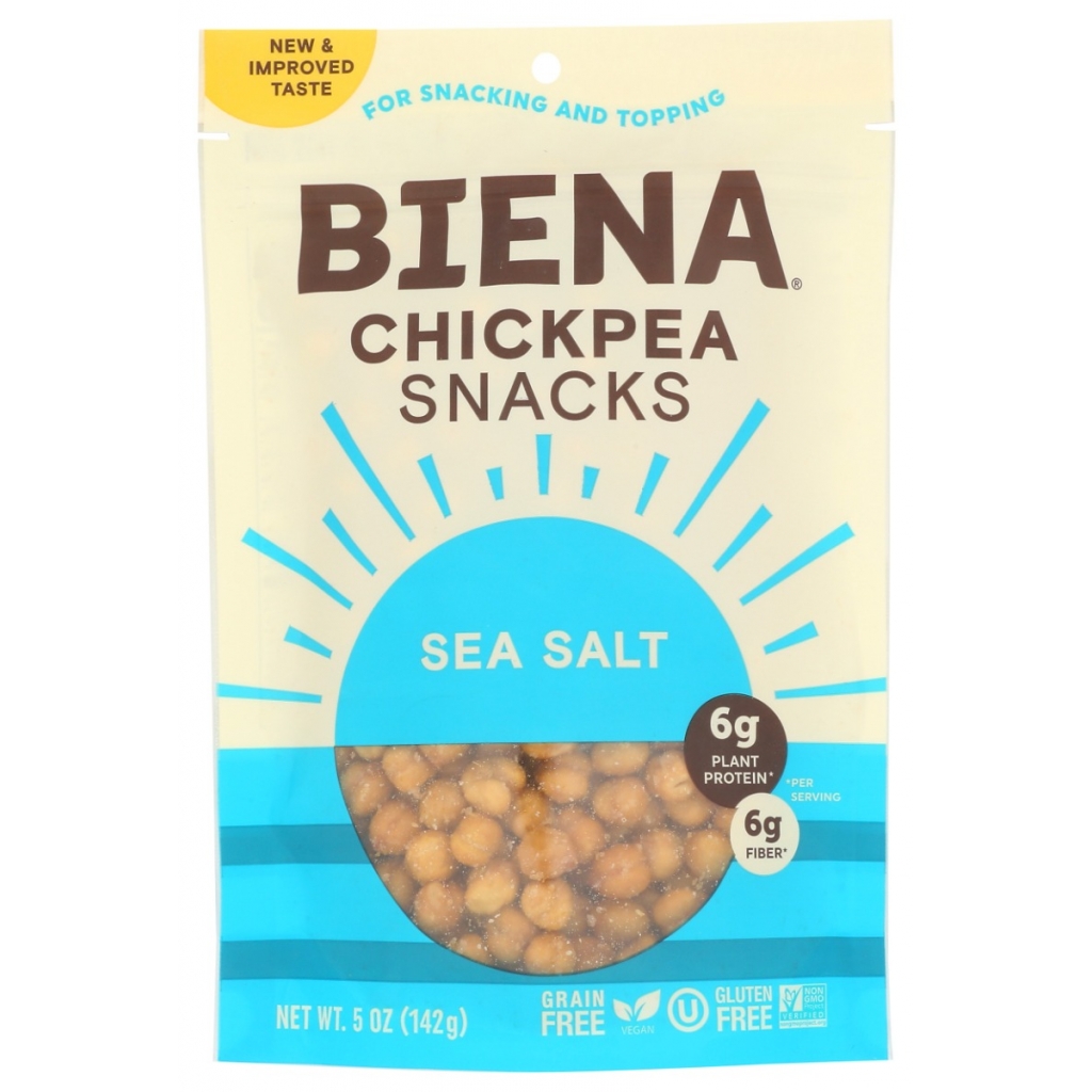 Chickpea Snacks: Sea Salt, 5 oz