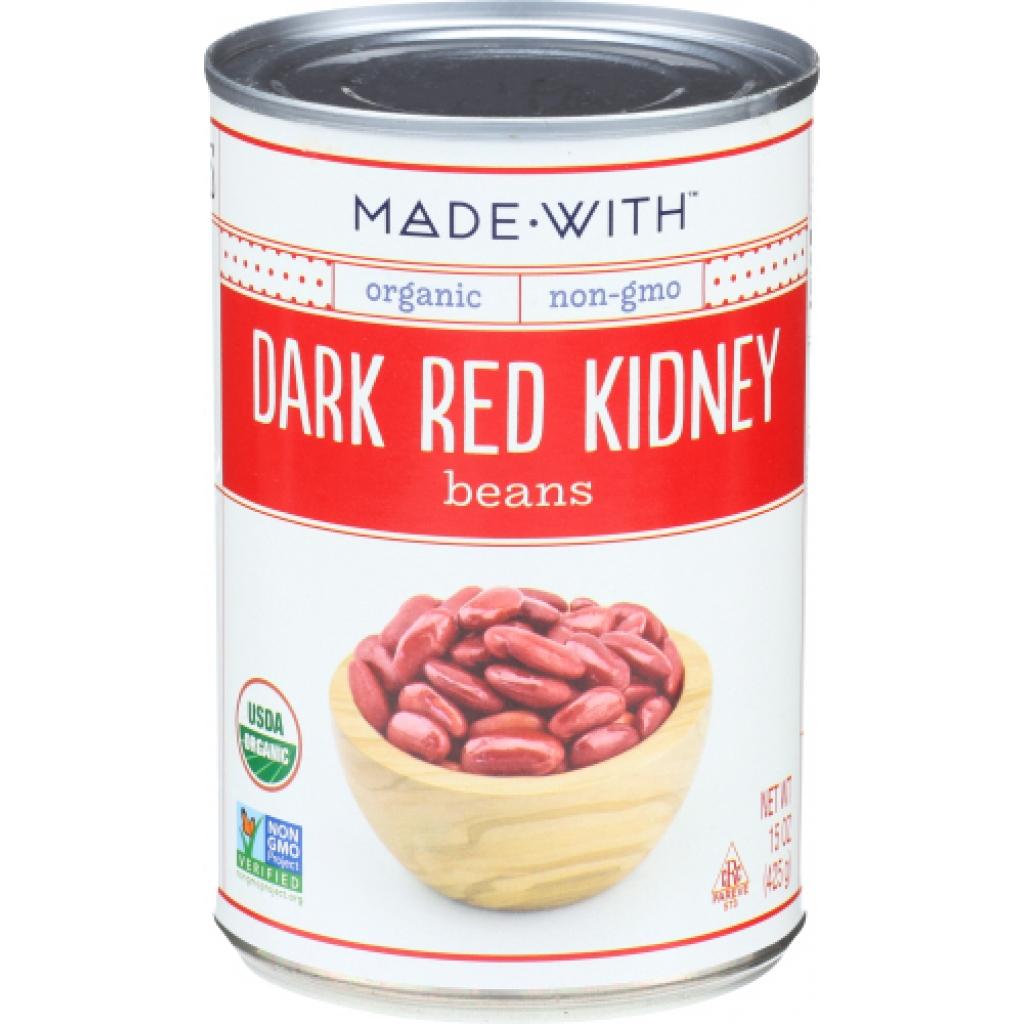 Organic Dark Red Kidney Beans - 15 oz