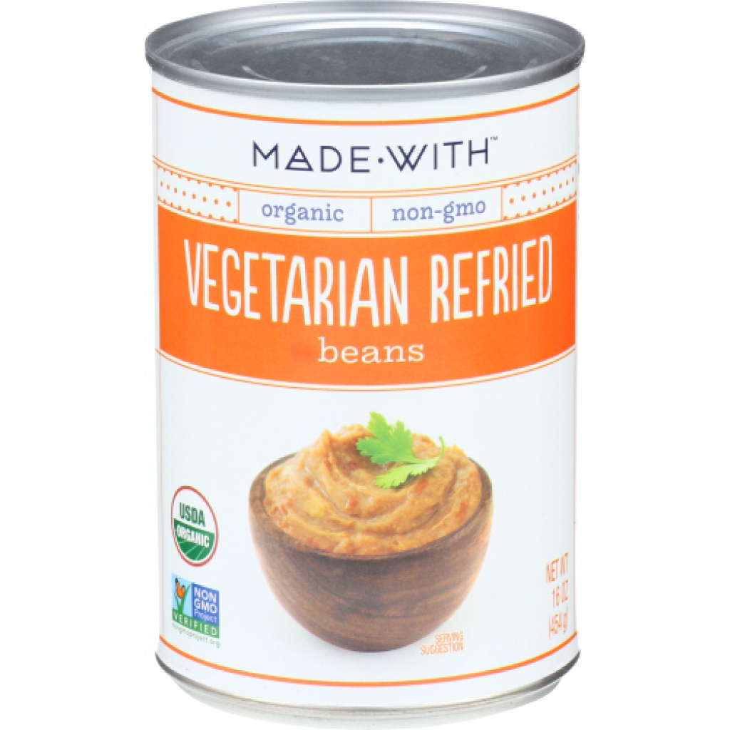 Organic Vegetarian Refried Beans - 16 oz