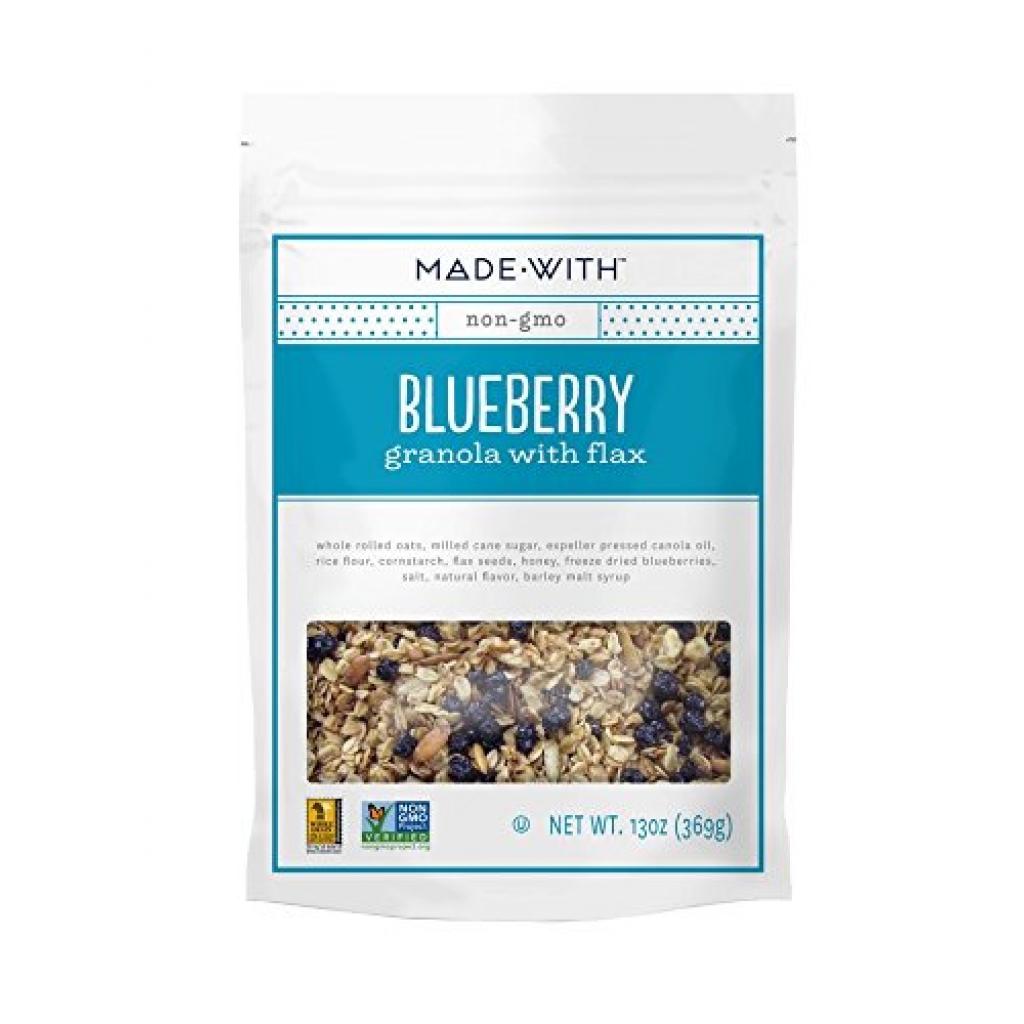 Blueberry Flax Granola with Flax Seeds