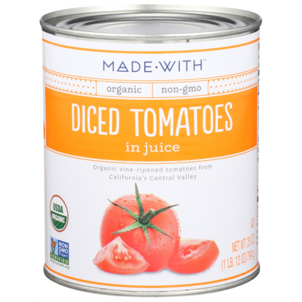 Pure Organic Diced Tomatoes - 28 oz