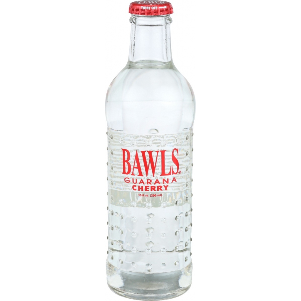 BAWLS Guarana Cherry Soda - Energizing Sparkling Drink