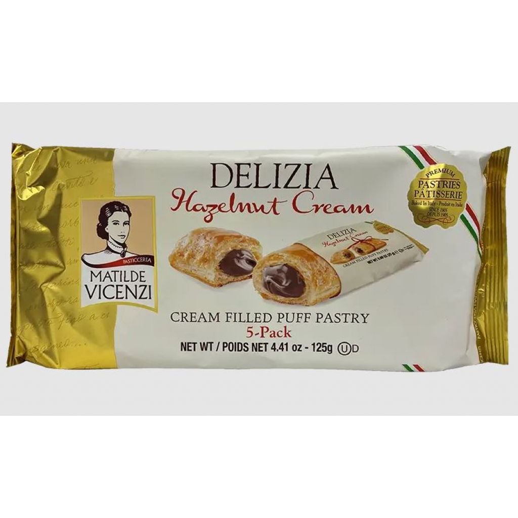 Delizia Hazelnut Cream Puff Pastry - 4.41 oz