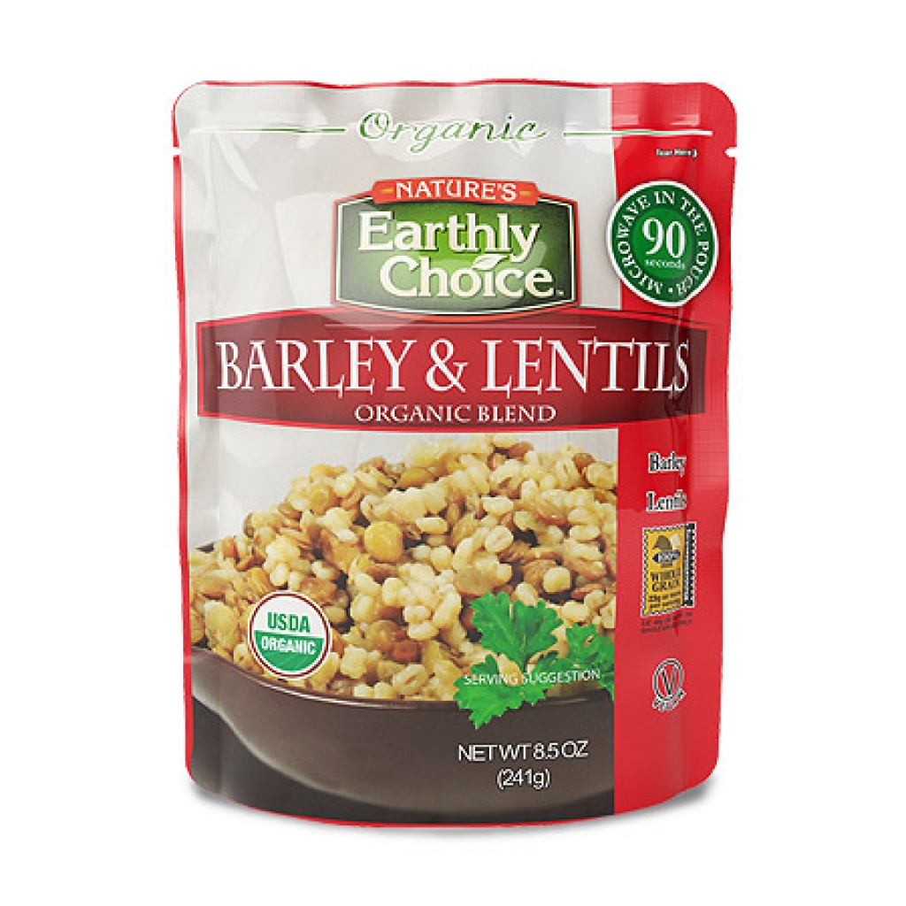 Organic Barley and Lentils - 8.5 oz - Nutrient-Rich Blend