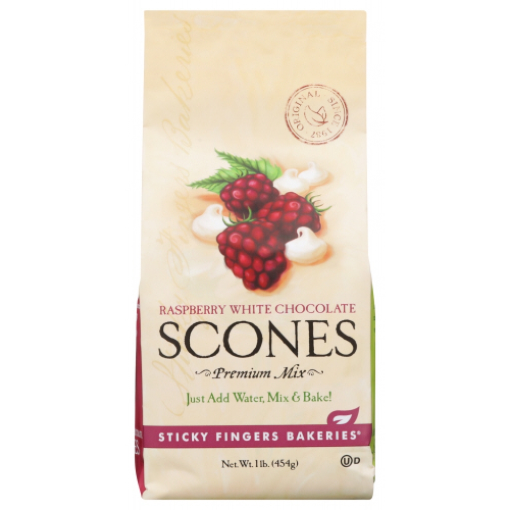 Decadent Raspberry White Chocolate Scones, 16 oz