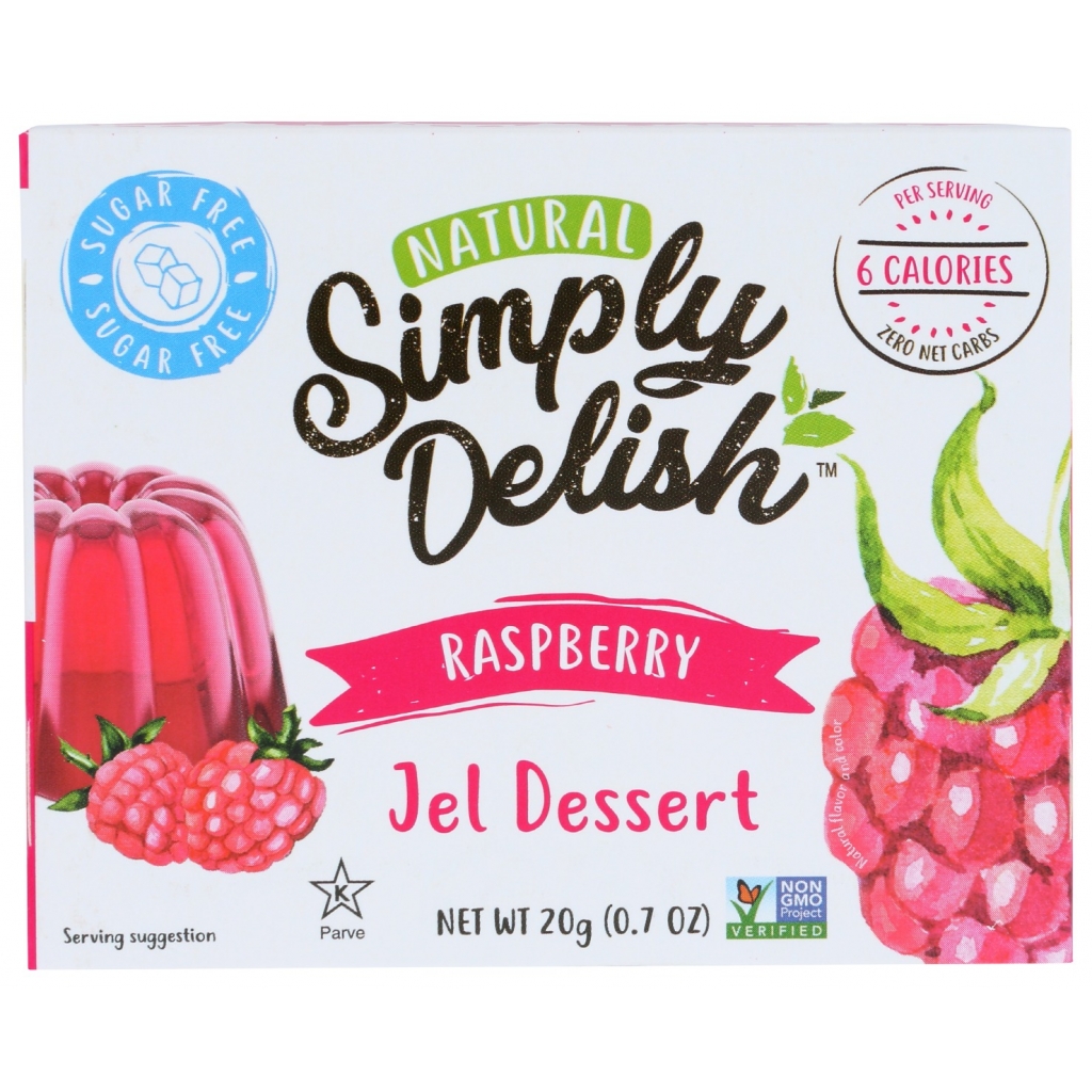 Refreshingly Tasty Raspberry Jel Dessert - 0.7 oz