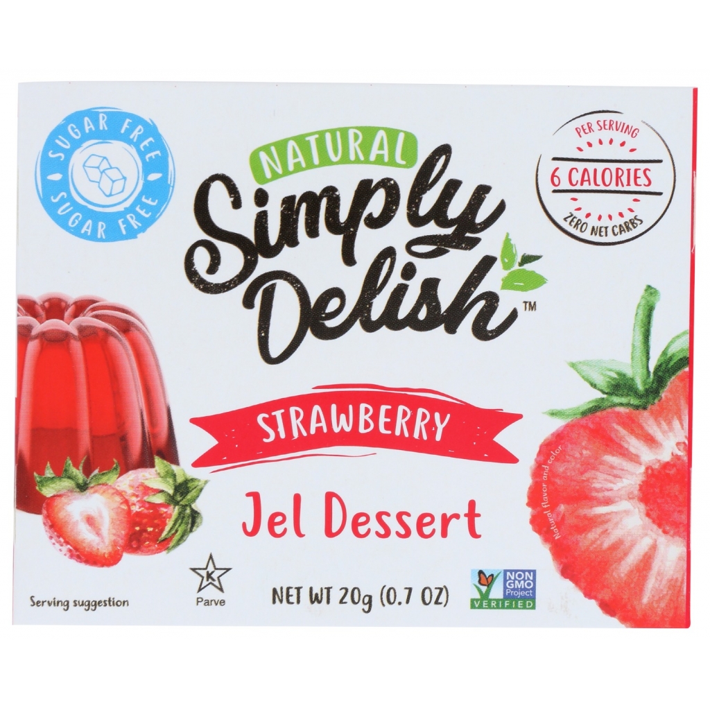 Strawberry Jel Dessert - 0.7 oz