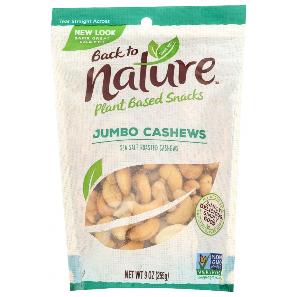 Jumbo Cashews - Sea Salted Perfection