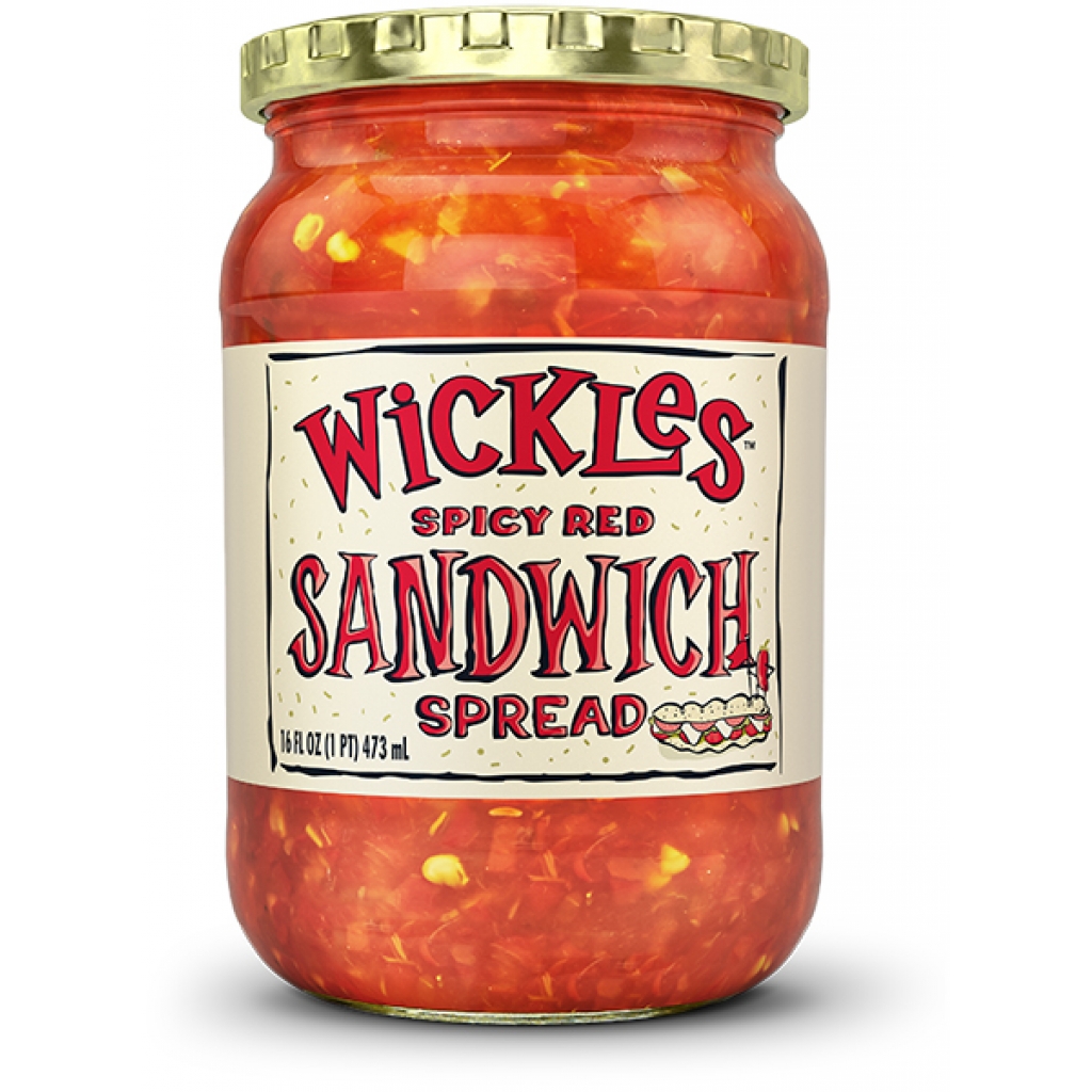 Wickles Spicy Red Sandwich Spread, 16 oz