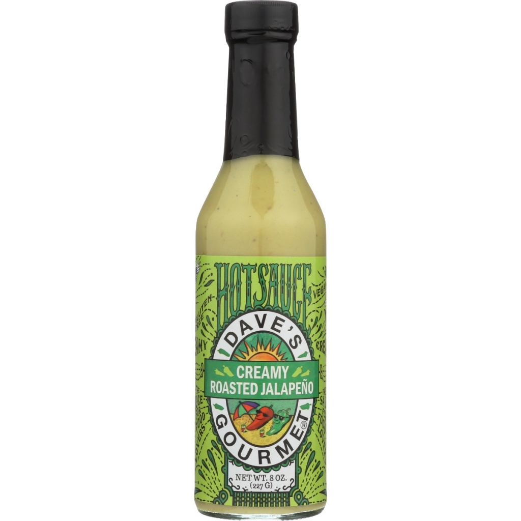 Creamy Roasted Jalapeno Hot Sauce, 8 oz