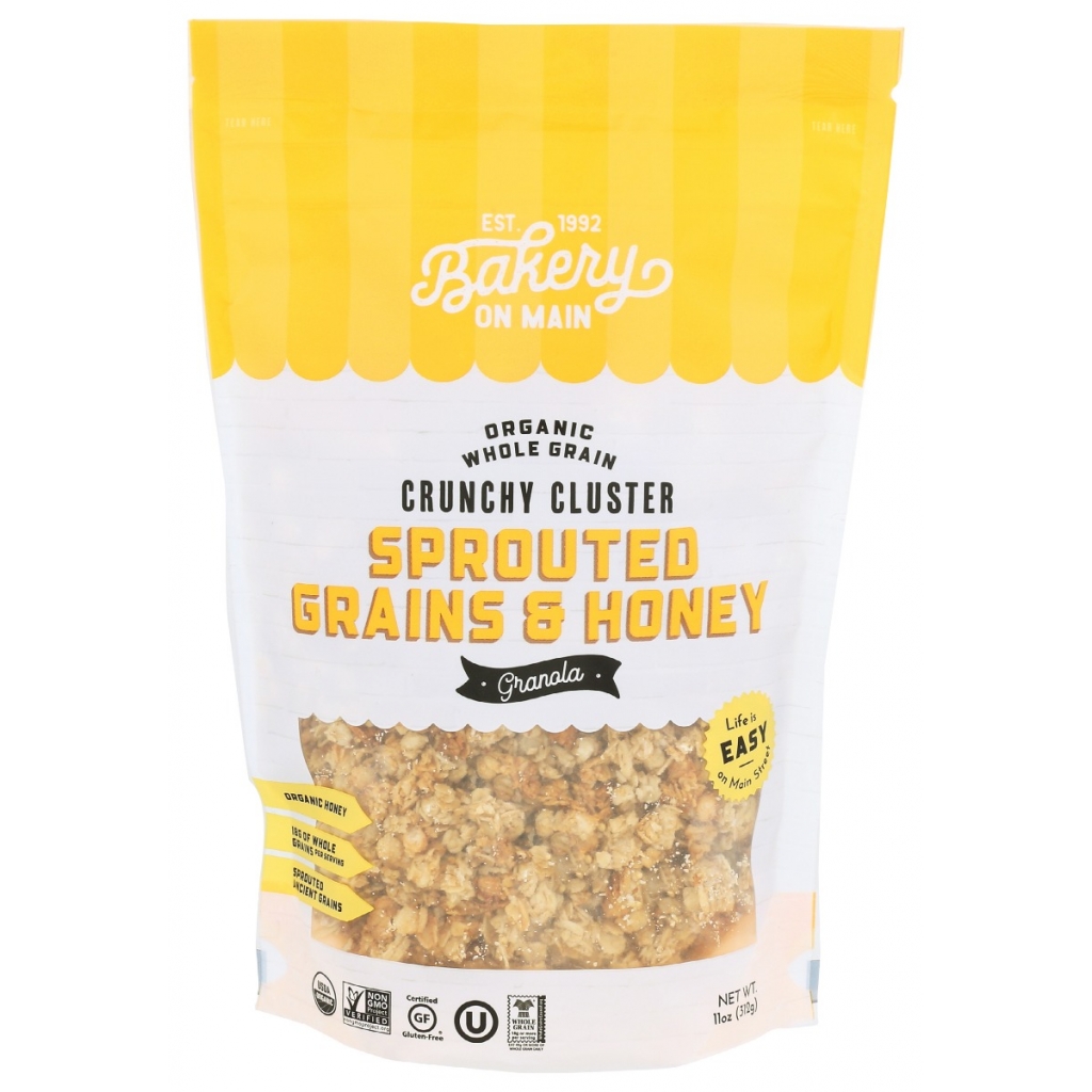 Sprouted Grains and Honey Granola - Wholesome Energy, 11 oz