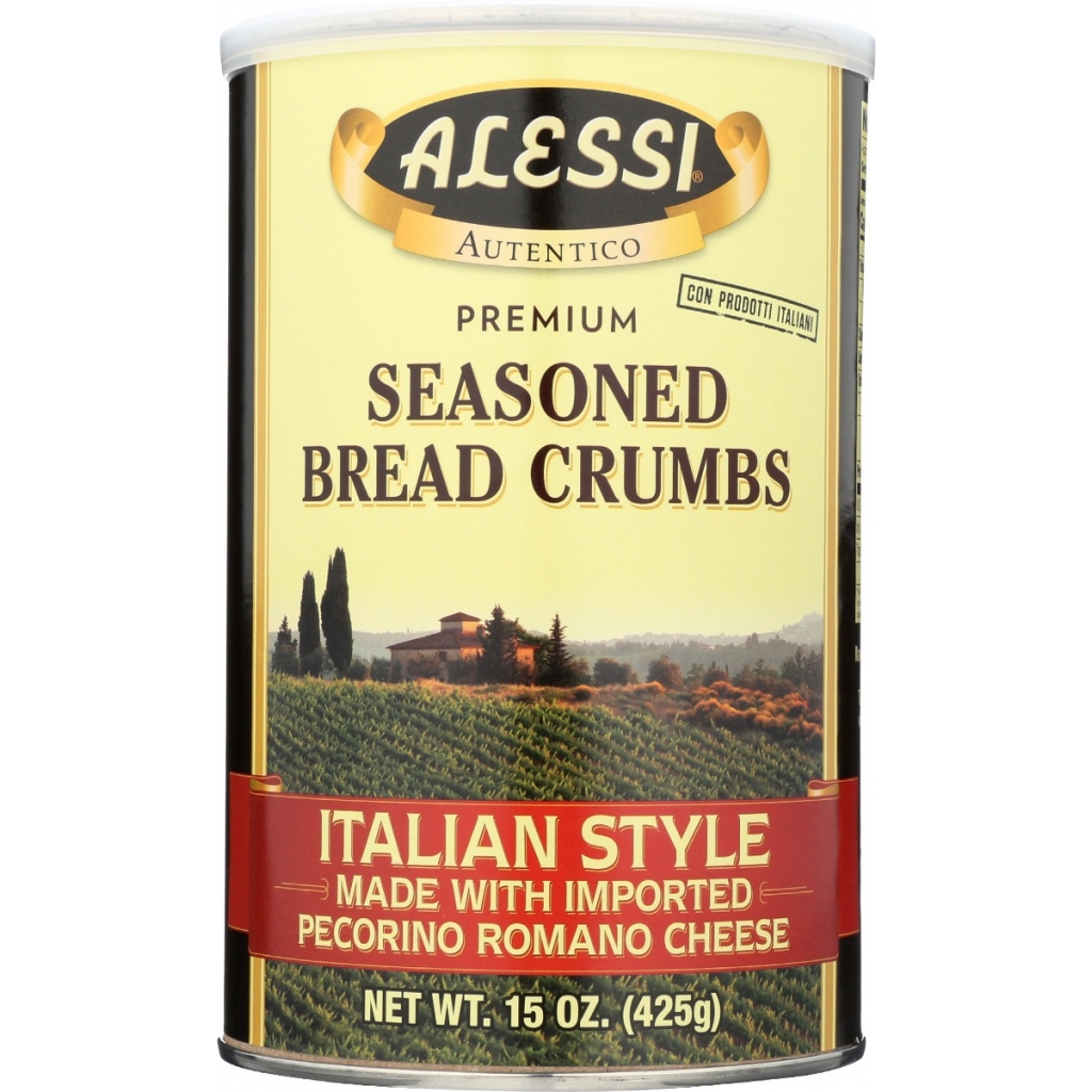 Italian Style Seasoned Bread Crumbs - Flavorful Coating, 15 oz