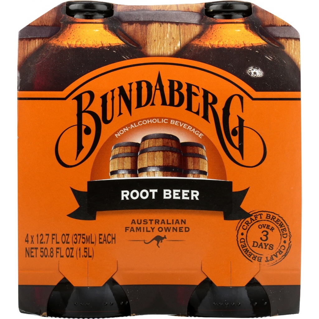 Bundaberg Root Beer 4-Pack, 1500 ml