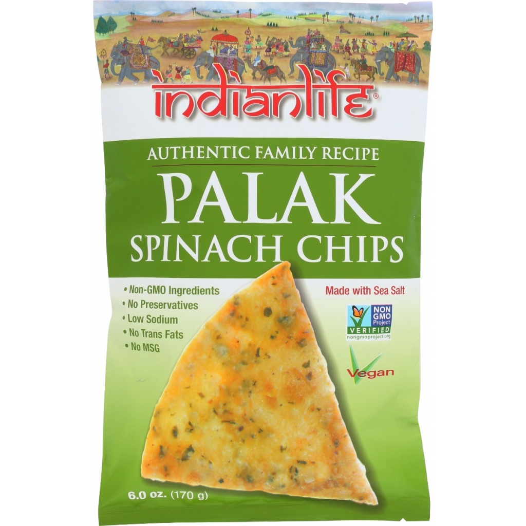 Palak Spinach Chips - A Taste of India