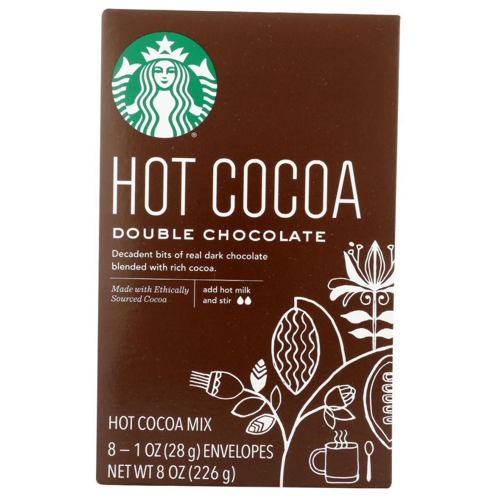 Double Chocolate Cocoa Hot Beverage Box, 8 Pieces, 8 oz