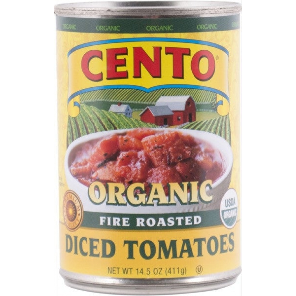 Organic Fire Roasted Diced Tomatoes - 14.5 oz