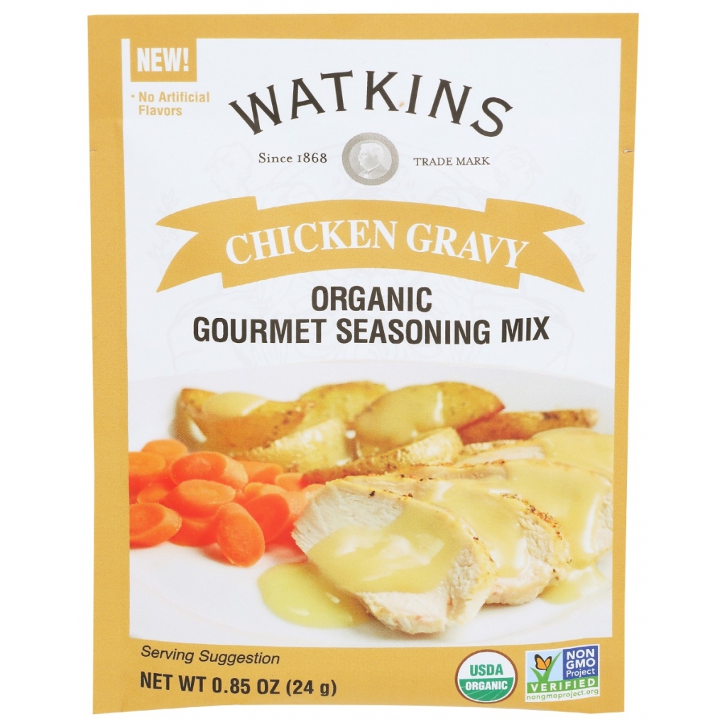 Watkins Organic Chicken Gravy - 0.85 oz - Effortless Flavor