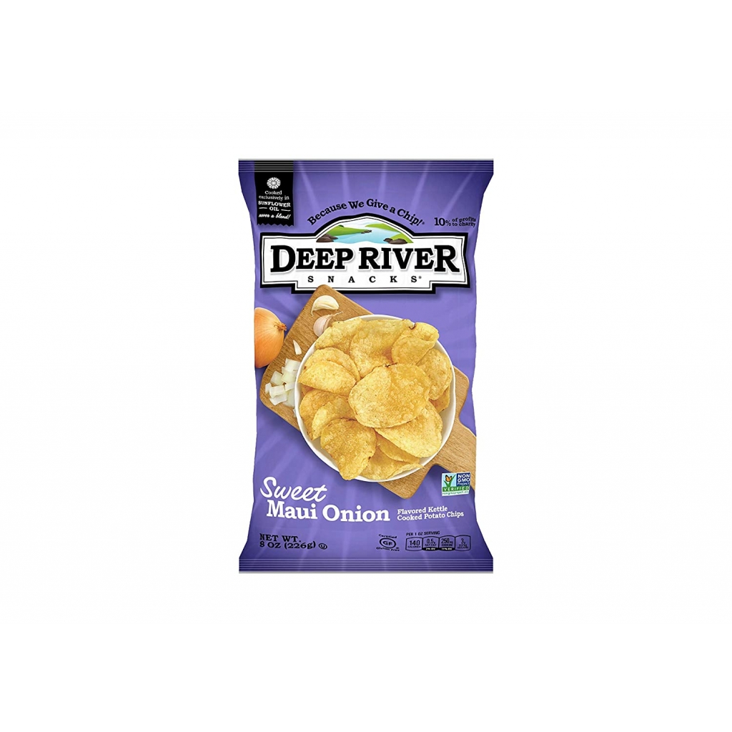 Addictive Sweet Maui Onion Kettle Cooked Potato Chips, 8 oz