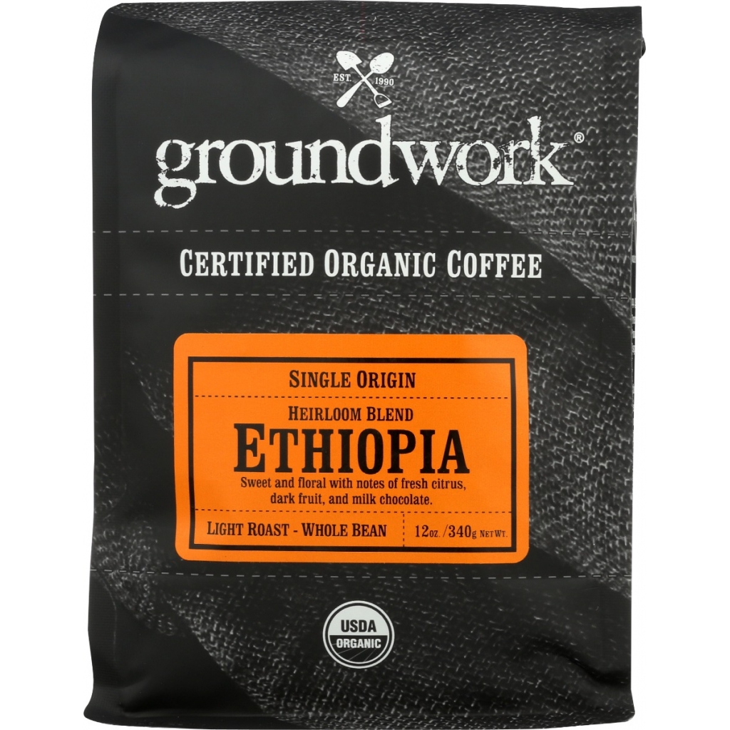 Ethiopian Organic Coffee - 12 oz.