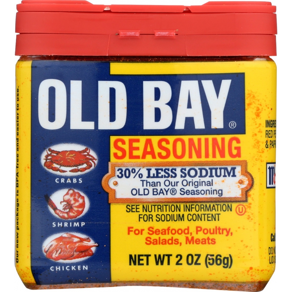 OLD BAY 30% Less Sodium Seasoning - 2 oz