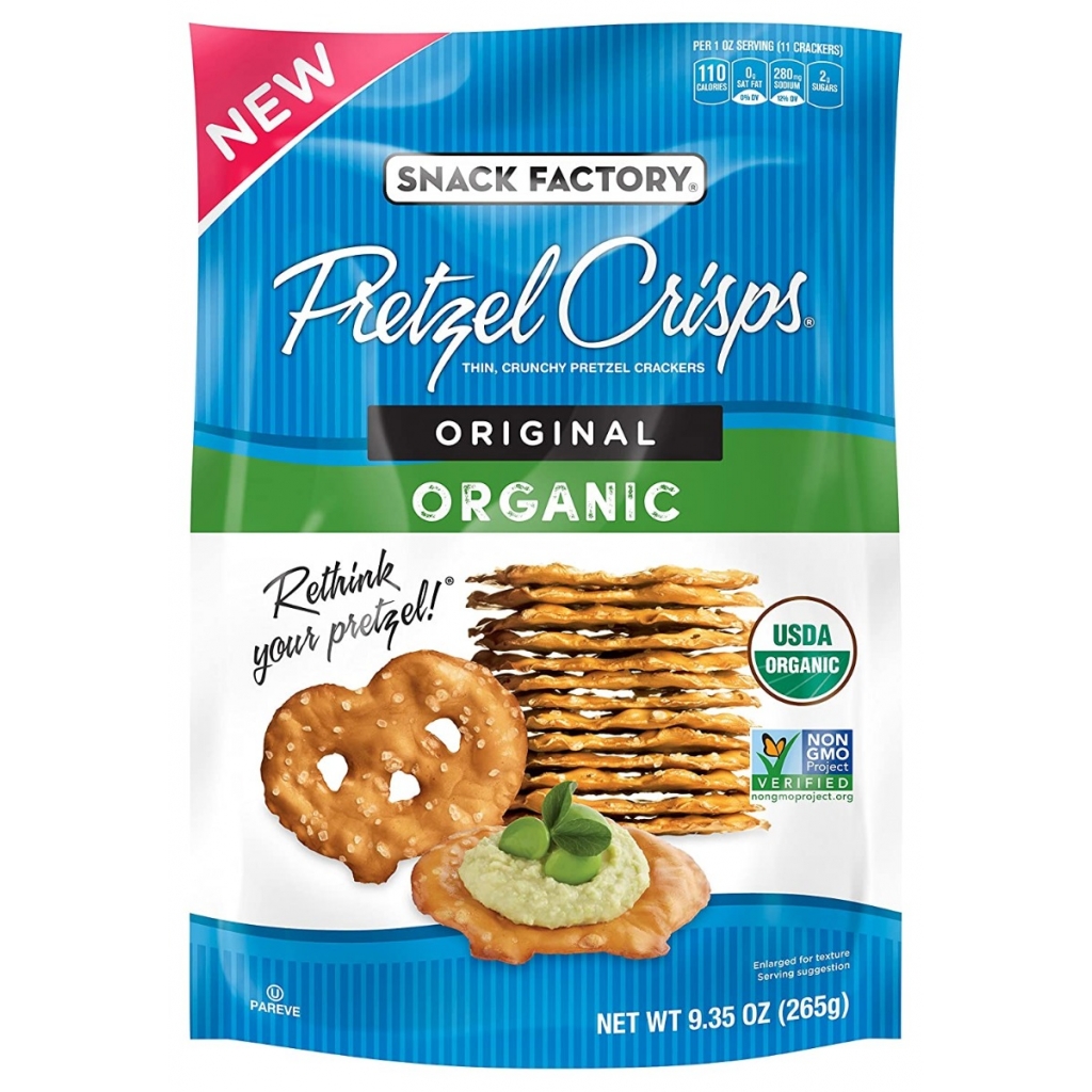 Organic Original Pretzel Crisps for Snacking