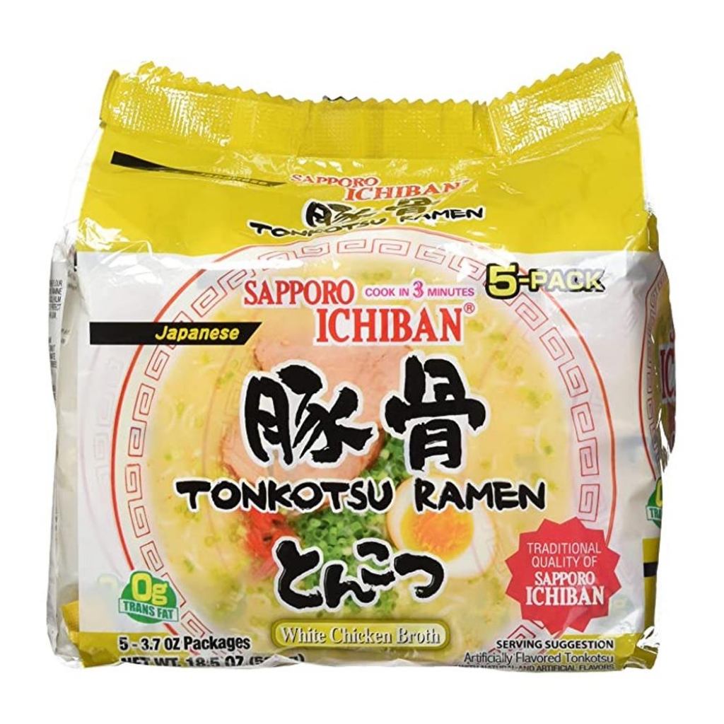 Ramen Ichi Tonkotsu Noodles - 5 Pack, 18.5 oz