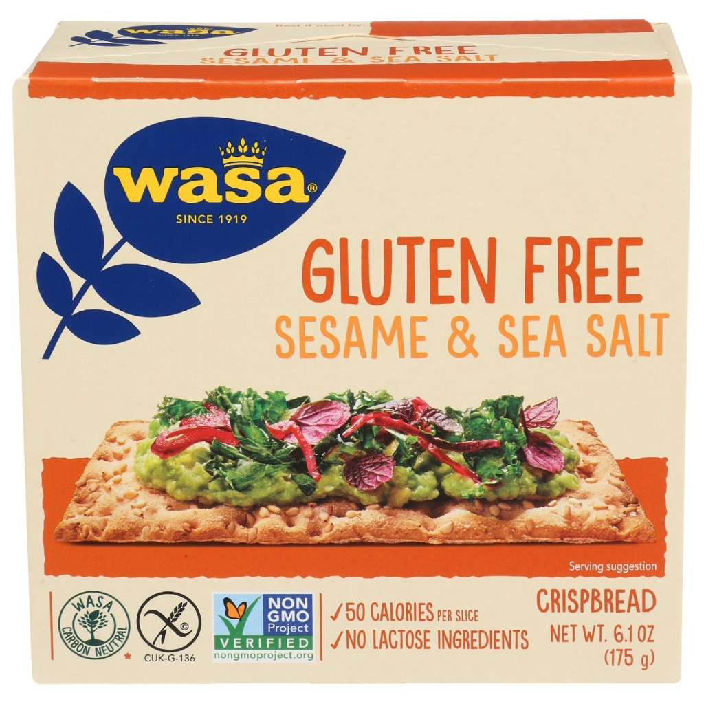 Gluten-Free Sesame and Sea Salt Crispbread