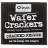 Cracked Pepper Wafer Crackers - 3.5 oz