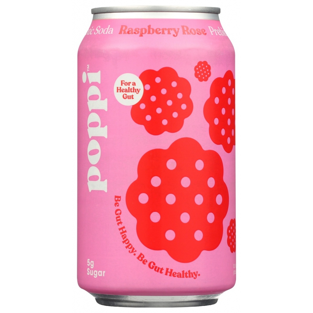 Raspberry Rose Prebiotic Soda