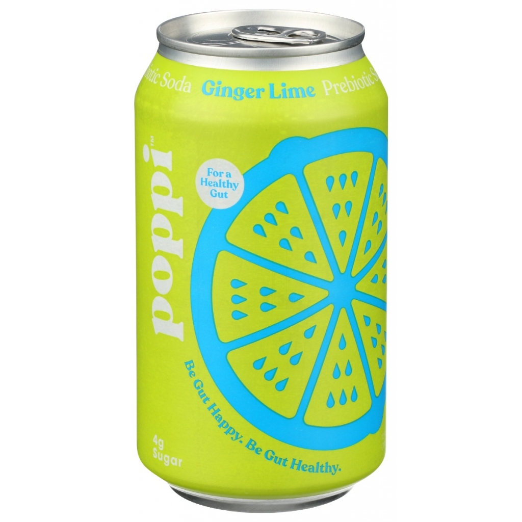 Ginger Lime Prebiotic Soda - Refreshingly Functional