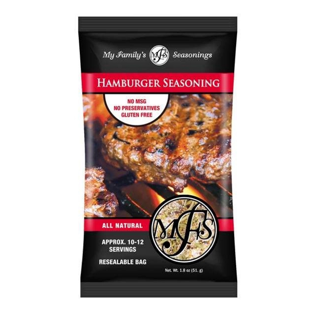 My Family's Hamburger Seasoning - 1.8 oz - Flavorful Blend