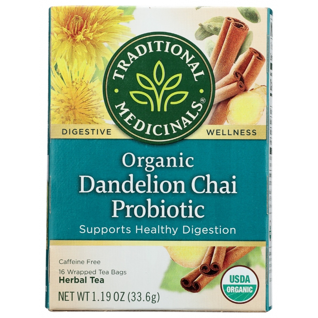 Chai Dandelion Probiotic Tea - Flavorful Wellness Blend