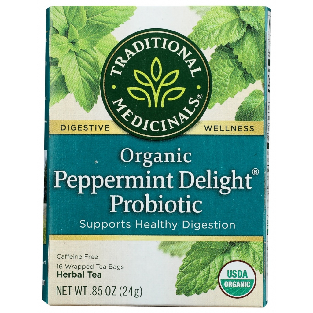 Peppermint Delight Tea with Probiotic - 16 Bags