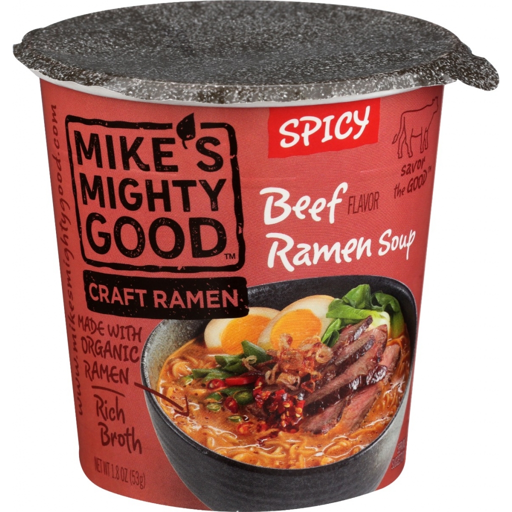 Spicy Organic Beef Ramen Soup Cup (1.8 oz)