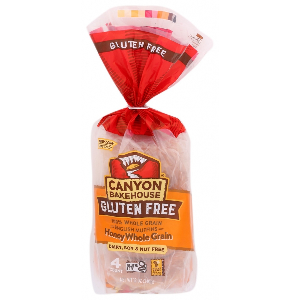 Gluten-Free Honey Whole Grain English Muffin - 12 oz