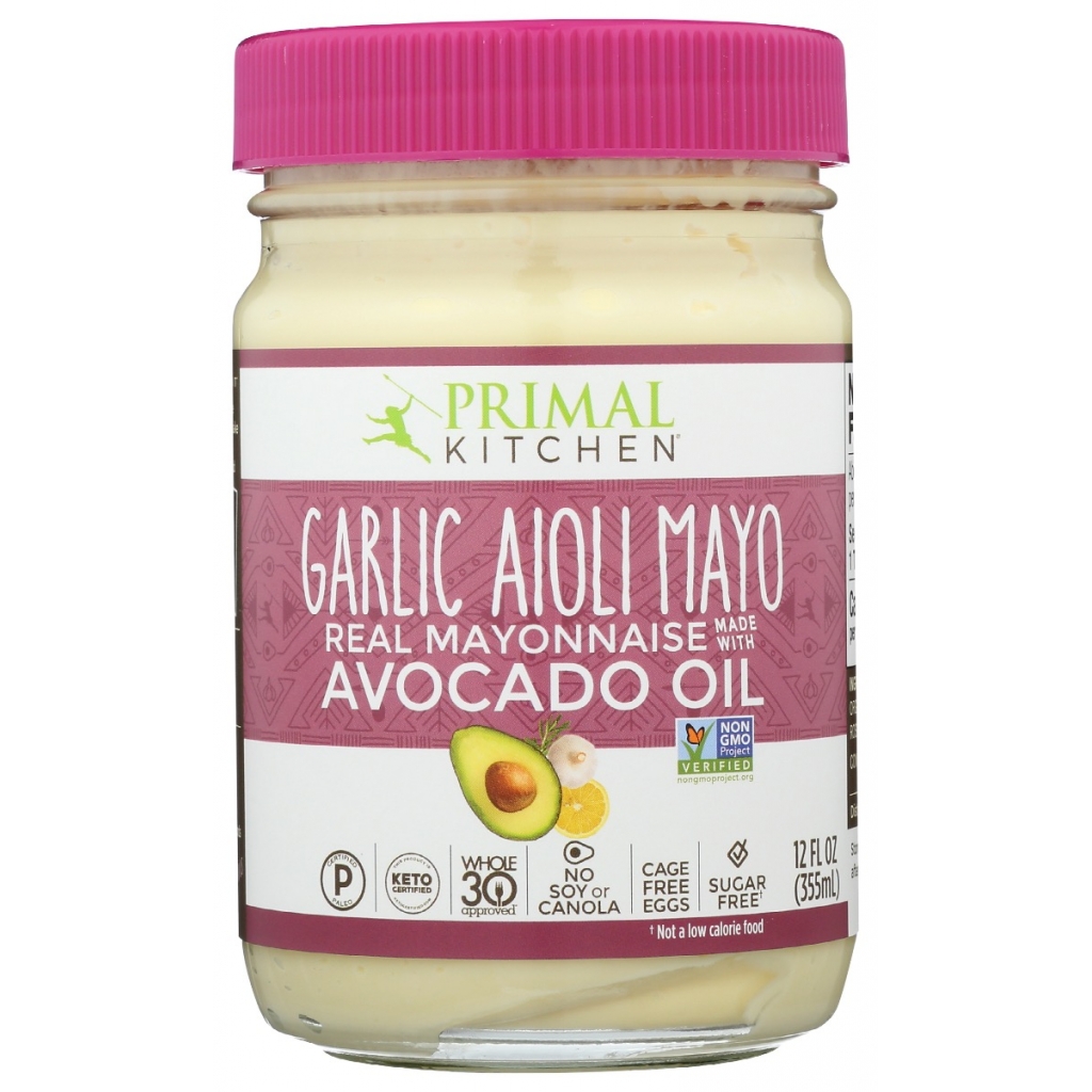 Garlic Aioli Mayo with Avocado Oil - 12 oz