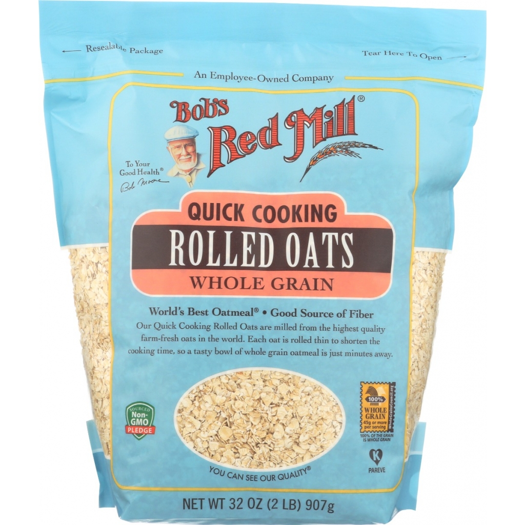 Organic Quick Cooking Rolled Oats - 32 oz