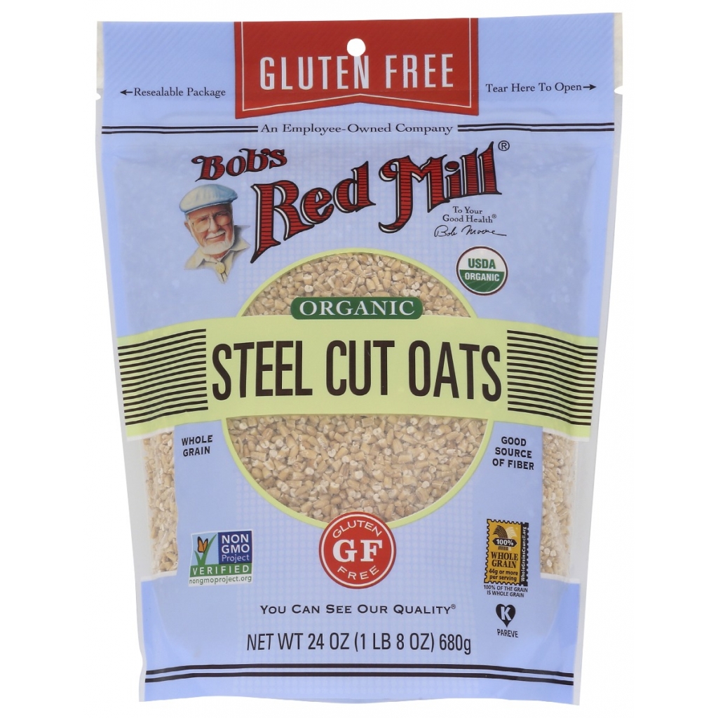 Gluten-Free Organic Steel Cut Oats - 24 oz