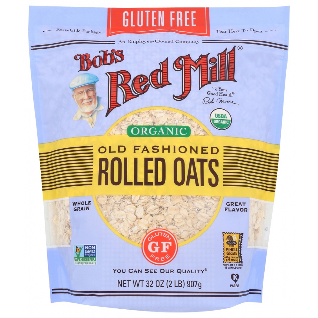 Gluten Free Organic Old Fashioned Rolled Oats - 32 oz